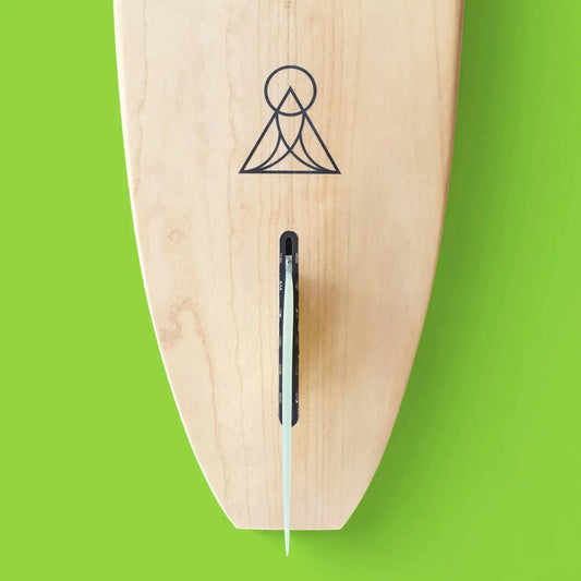 9 Foot 2 'Soul Rider' Single Fin Hollow Wooden Surfboard